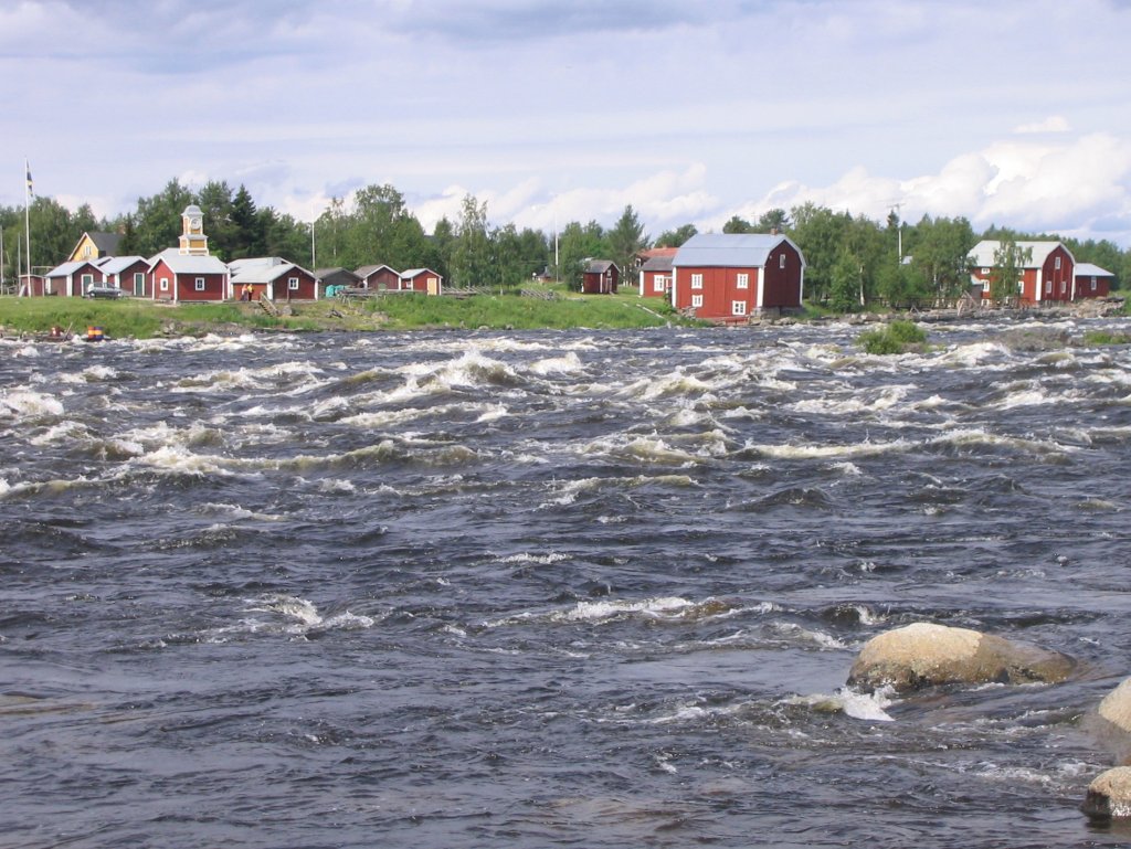 Tornionjoki_Kukkolankoski_Vastarannalla_Ruotsi